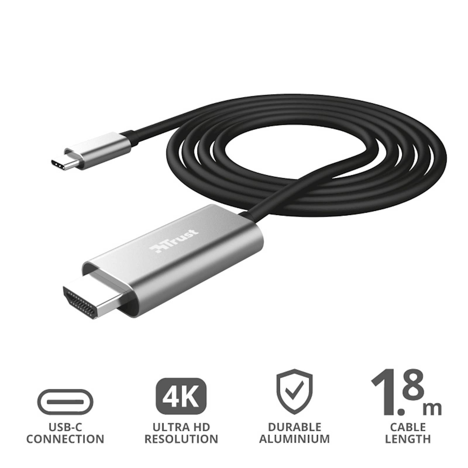 Kabel Trust Usb-C To Hdmi Calyx