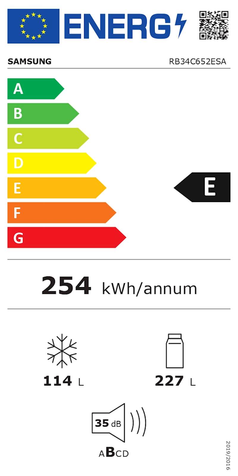 Hladilnik Samsung RB34C652ESA/EF