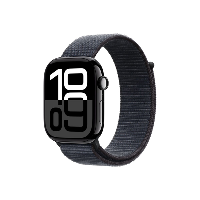 Pametna ura Apple Watch Series 10 GPS 46mm Jet Black Aluminium z Ink Sport Loop