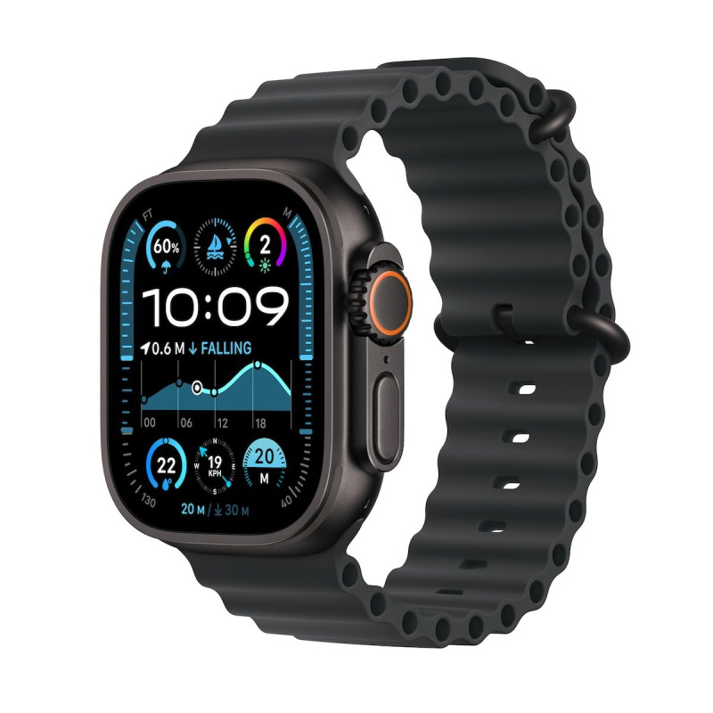 Pametna ura Apple Watch Ultra 2 GPS + Cellular 49mm Black Titanium z Black Ocean Band