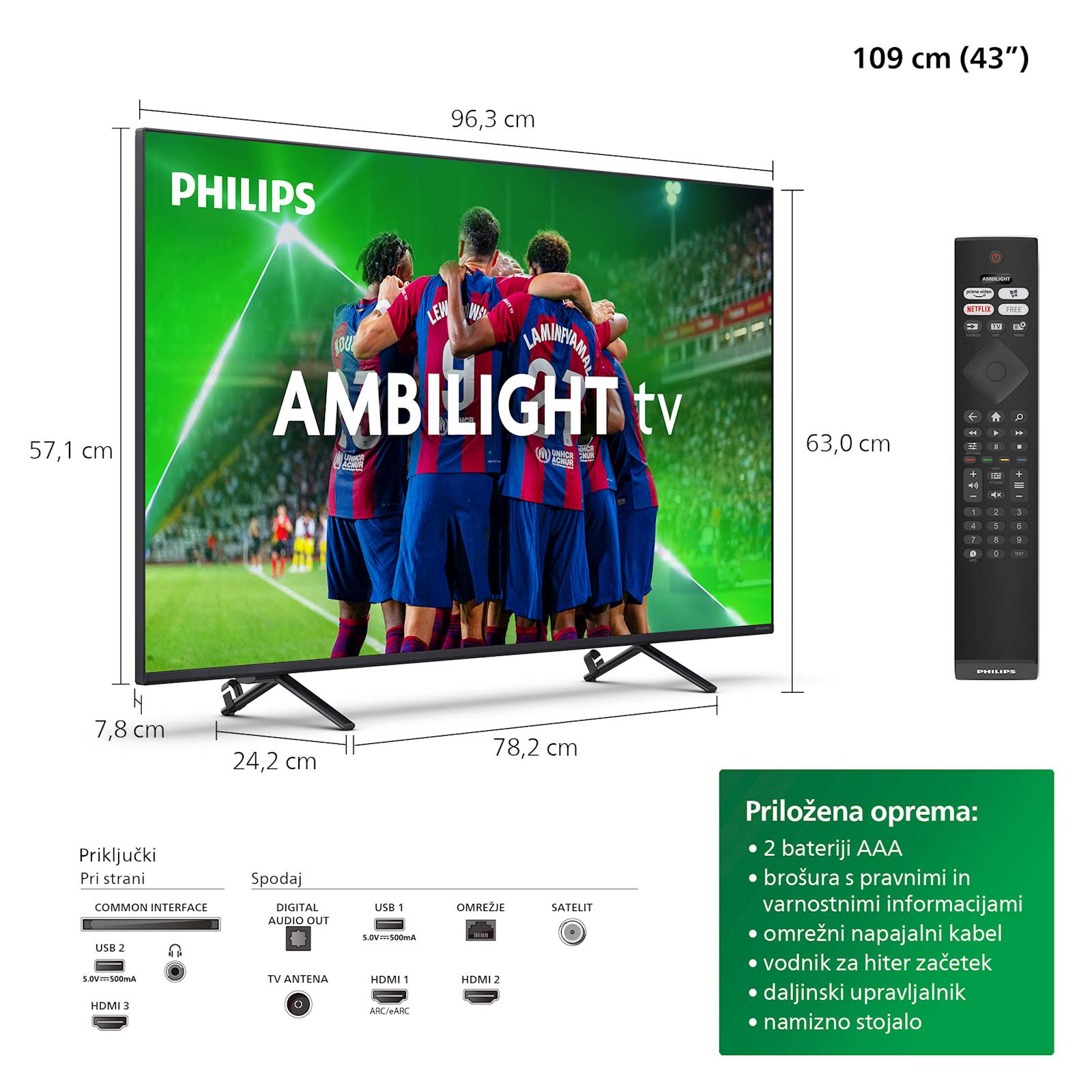 LED TV Philips 43PUS8319