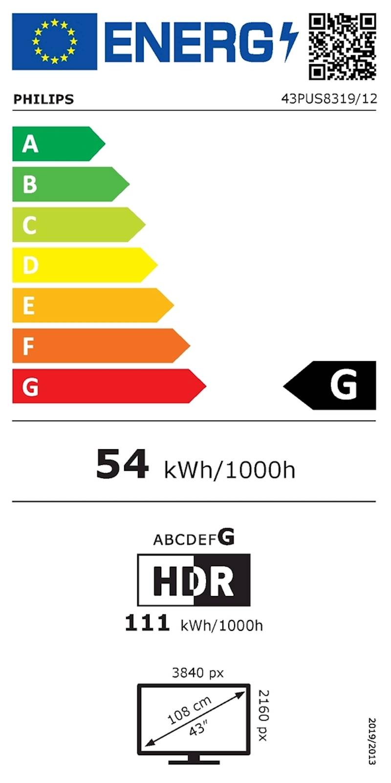 LED TV Philips 43PUS8319