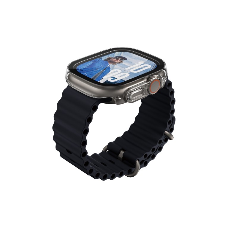 Komplet Panzerglass Ovitek + Zaščitno steklo Apple Watch Ultra 2 prozoren