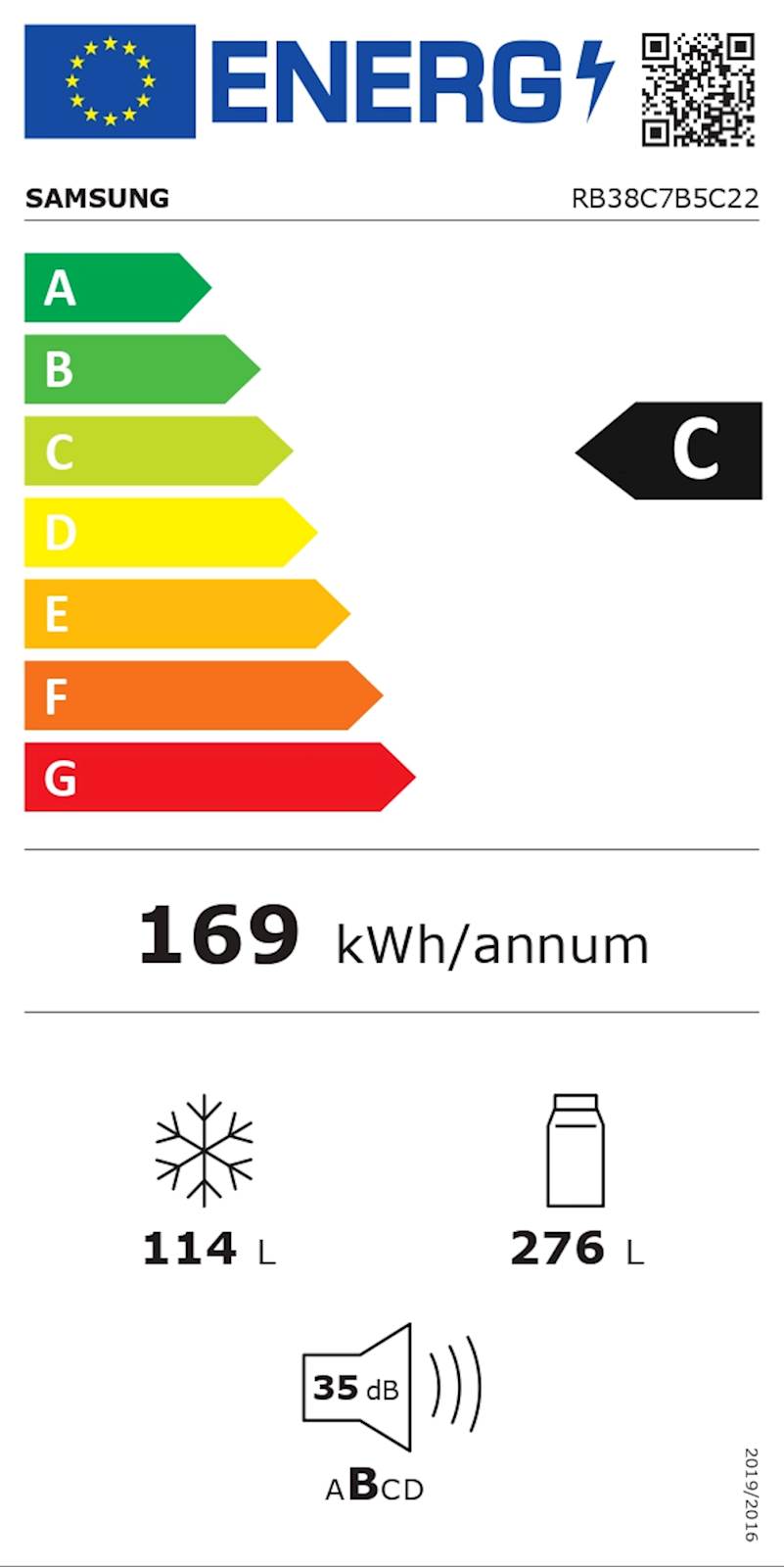 Hladilnik Samsung RB38C7B5C22/EF