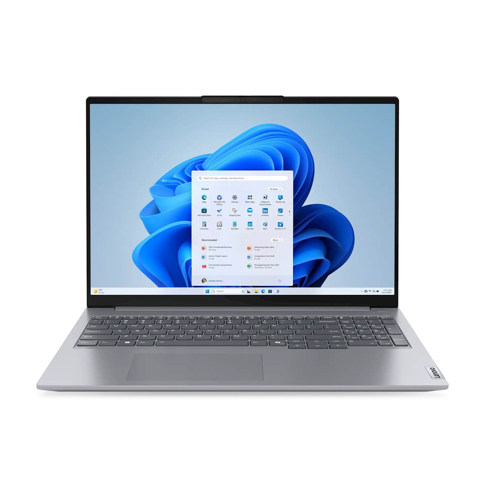 Prenosni računalnik Lenovo ThinkBook 16 G7 R5 AMD Ryzen 5 AMD Radeon 16GB 356x253.5x17.5mm FHD