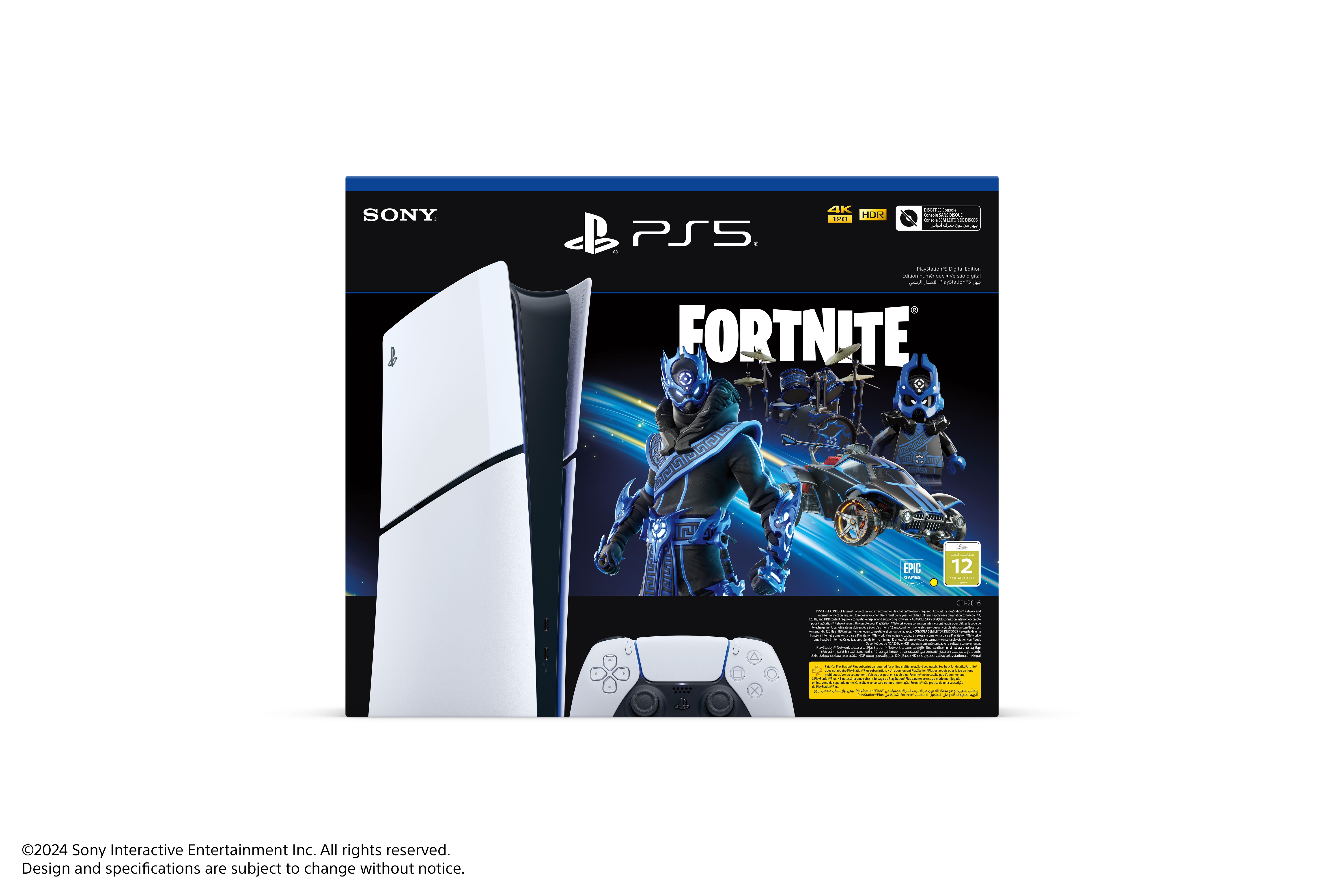 Igralna konzola PlayStation 5 Slim Digital Fortnite Edition